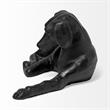 Mercana Czar Cast black metal Labrador Retriever decorative object