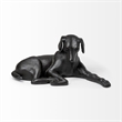 Mercana Czar Cast black metal Labrador Retriever decorative object