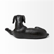 Mercana Czar Cast black metal Labrador Retriever decorative object