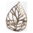 Mercana Lana I Single Metal Bronze/Champagne Toned Wall Candle Holder