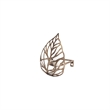Mercana Lana I Single Metal Bronze/Champagne Toned Wall Candle Holder