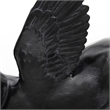 Mercana Hogbadi Set of 2 Black Resin Flying Pigs