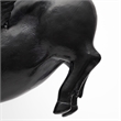 Mercana Hogbadi Set of 2 Black Resin Flying Pigs