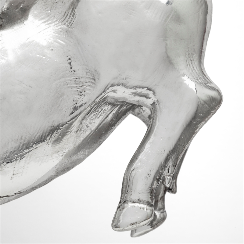 Mercana Hogbadi Set of 2 Silver Resin Flying Pigs