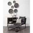 Mercana Lanx Set of 3 Decorative Black/Grey Metal Plates