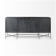 Mercana Hogarth I Solid Wood 2 Drawer 4 Cabinet Sideboard in Brown