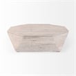 Mercana Stowe I Solid Wood Hinged Top with Storage Coffee Table in Brown