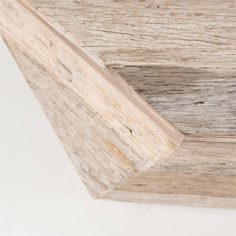 Mercana Stowe I Solid Wood Hinged Top with Storage Coffee Table in Brown