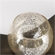 Mercana Lux Copper Metal Five Hurricane Glass Holder Table Candle Holder