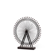 Mercana London Eye Ferris Wheel Object in Gray metal