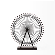 Mercana London Eye Ferris Wheel Object in Gray metal