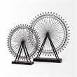Mercana London Eye Ferris Wheel Object in Gray metal