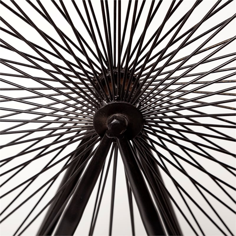 Mercana London Eye Ferris Wheel Object in Gray metal