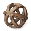 Mercana Tibik Brown Wood Decorative Orb