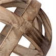 Mercana Tibik Brown Wood Decorative Orb