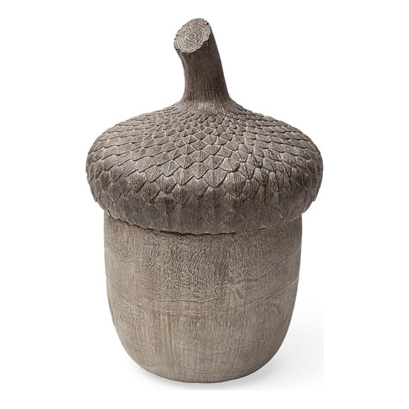 Mercana Mandor I Small Brown Resin Acorn Box