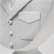 Mercana Mozart White Resin Decorative Deer Bust in a White Suit