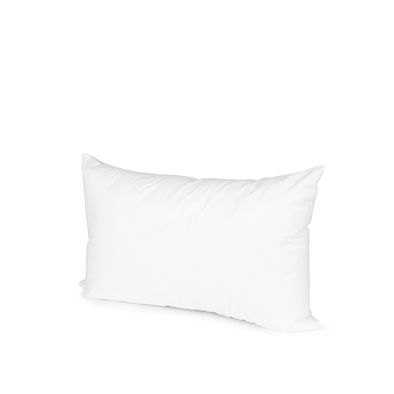 Mercana 21 x 13 White Fabric Down pillow insert