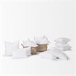 Mercana 22 x 22 Non-Allergen White Fabric Pillow insert