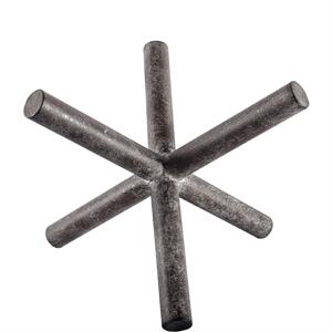 Mercana Astericks II 6.3&quotH Black Metal decor object