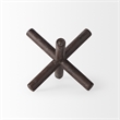 Mercana Astericks III 4.8H Black Metal decor object