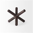 Mercana Astericks III 4.8H Black Metal decor object