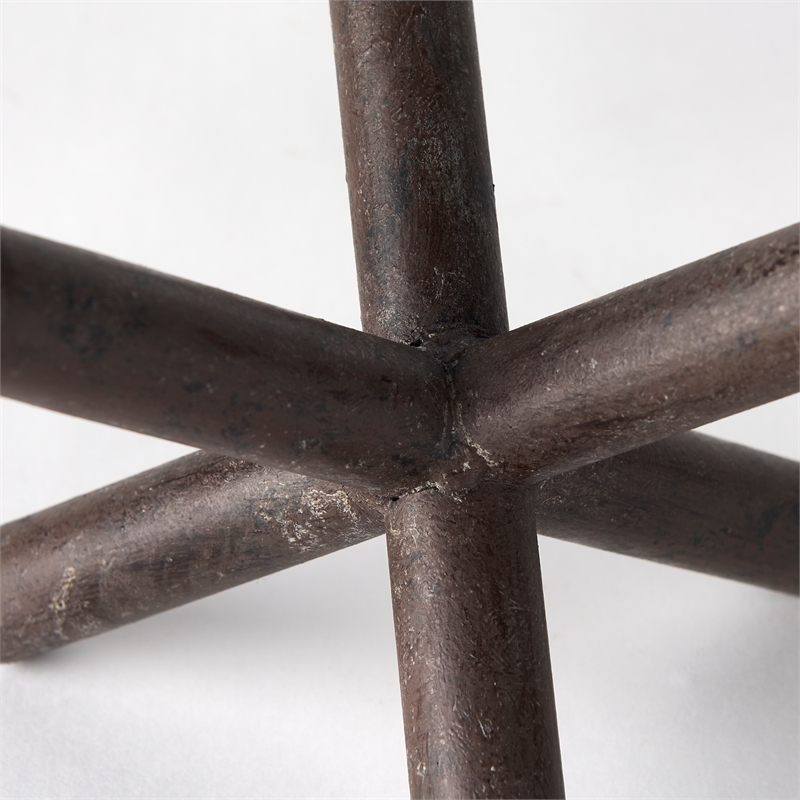 Mercana Astericks III 4.8H Black Metal decor object