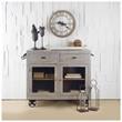 Mercana Kingston I Large Rustic Black Metal Framed Table Candle Holder
