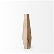 Mercana Allen II Small Natural Wooden Base Oval Vase
