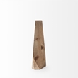 Mercana Allen II Small Natural Wooden Base Oval Vase