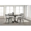 Barrett IV Round Dining Table made with Brown Mango Wood (Set of 2)