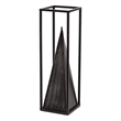Mercana Memphis II Medium Black Metal Framed 3-D Pyramid