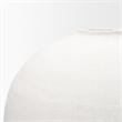 Mercana Karakum I Short White Textured Ceramic Vase