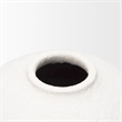 Mercana Karakum II Large White Textured Ceramic Vase