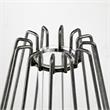 Mercana Madeline II Large Gunmetal Gray Metal Glass Test Tube Vase
