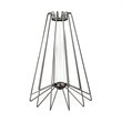 Mercana Madeline II Large Gunmetal Gray Metal Glass Test Tube Vase