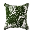 Mercana Boyle I 20 x 20 Green Tropical Palm Leaf Decorative Pillow Cover