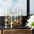 Mercana Adriatic I Small Brushed Gold Metal Glass Vase