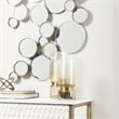 Mercana Adriatic I Small Brushed Gold Metal Glass Vase