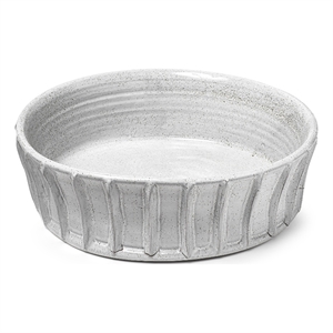 Mercana Furniture Silone Large Ceramic Bowl in White