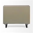 Mercana Giselle I Wood 3 Drawer Accent Cabinet in Light Brown