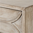 Mercana Giselle I Wood 3 Drawer Accent Cabinet in Light Brown