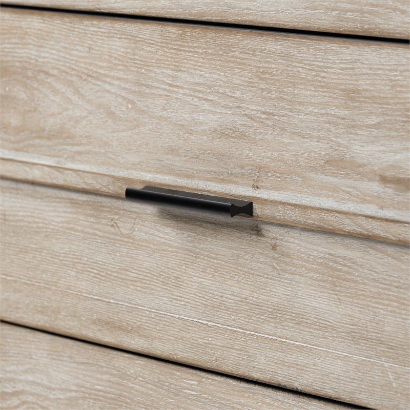 Mercana Giselle I Wood 3 Drawer Accent Cabinet in Light Brown