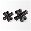 Mercana Abel (Small) 8L x 7W Black Metal Decorative Jack W/ Gold Accent