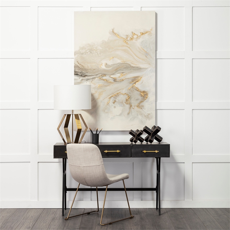 Mercana Abel (Small) 8L x 7W Black Metal Decorative Jack W/ Gold Accent