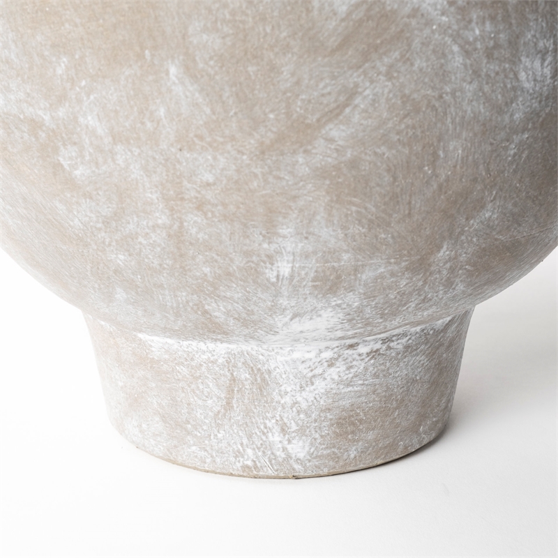 Mercana Deya Large Rustic Brown Ceramic Decorative Vase