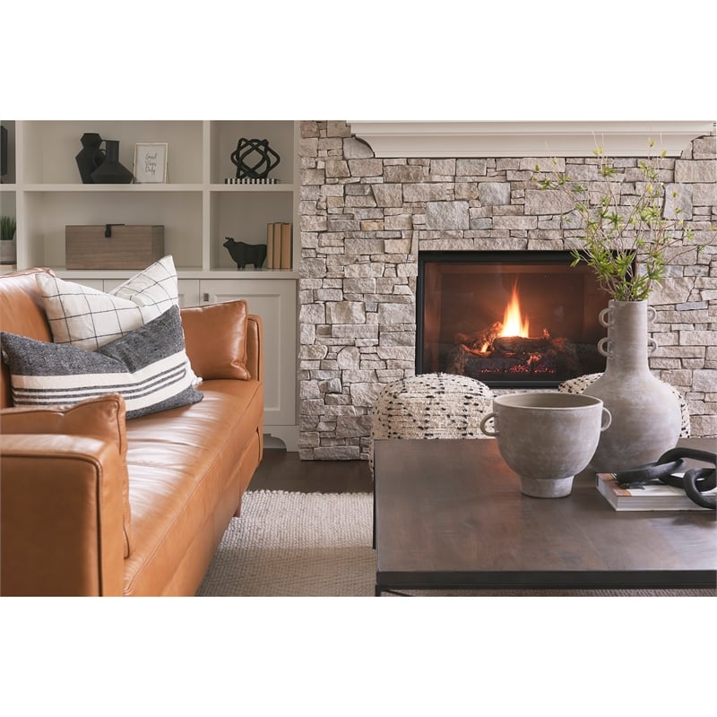 Mercana Deya Large Rustic Brown Ceramic Decorative Vase