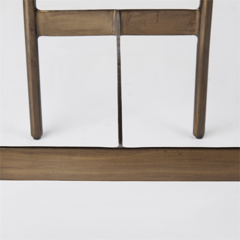 Millie 16.5L x 18.0W x 26.0H Gray Hair On Leather Hide Stool