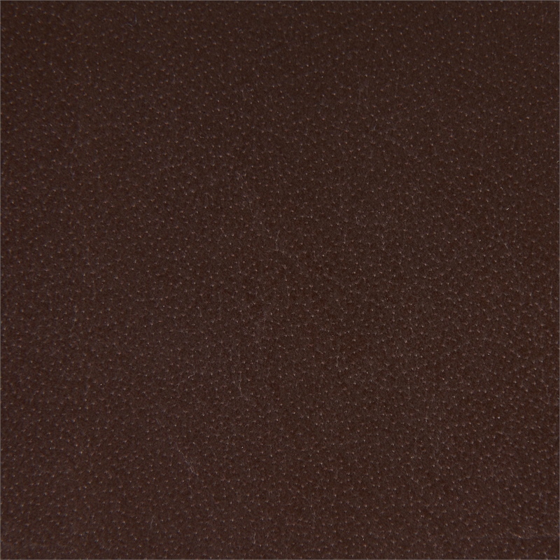 Clarissa 18.0L x 16.0W x 30.0H Dark Brown Woven Leather W/Black Iron Frame Stool