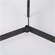 Marquisa 22.5L x 22.5W x 20.8H Brown Wood & Black Metal Base Nesting Side Tables